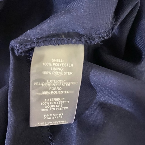 - KARL LAGERFELD Paris Blue and White diffusion line shift dress size 6 - Picture 6 of 9